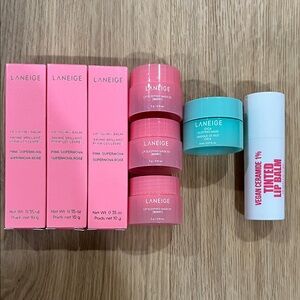 LANEIGE Pink & Teal Lip Care Set with Tinted Balm